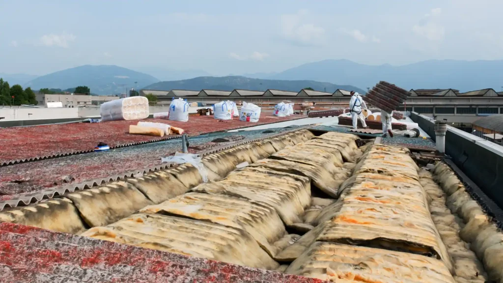 ABX asbestos removal Ann arbor-33-asbestos roof removal 4