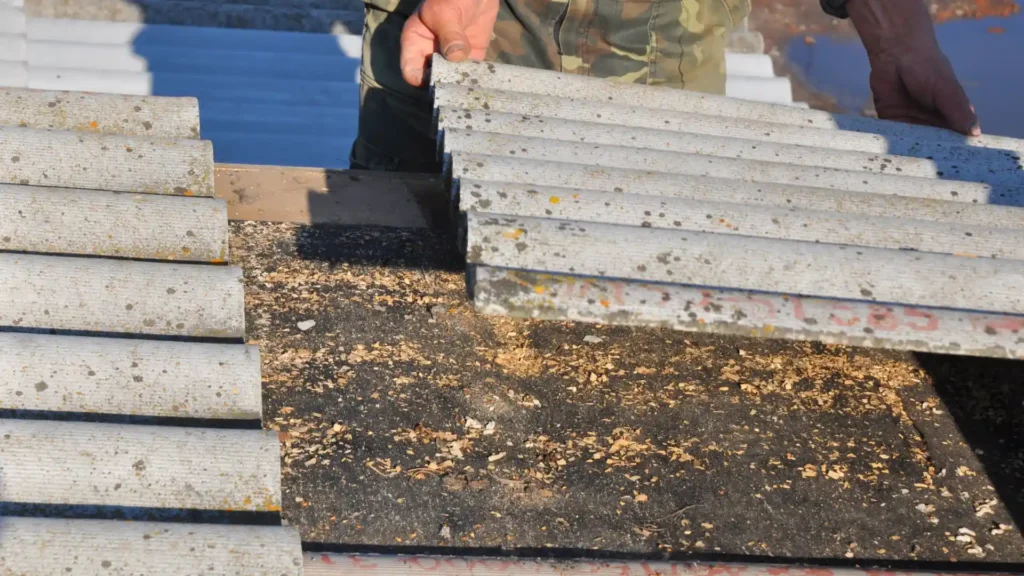 ABX asbestos removal Ann arbor-36-asbestos roof removal 7